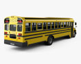 Blue Bird Vision Autobús Escolar 2014 Modelo 3D vista trasera