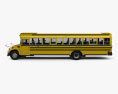 Blue Bird Vision Autobús Escolar 2014 Modelo 3D vista lateral