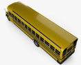 Blue Bird Vision Autobús Escolar 2014 Modelo 3D vista superior