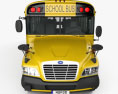 Blue Bird Vision Autobús Escolar 2014 Modelo 3D vista frontal