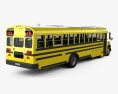Blue Bird Vision Autobús Escolar 2015 Modelo 3D vista trasera
