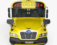 Blue Bird Vision Scuolabus 2015 Modello 3D vista frontale