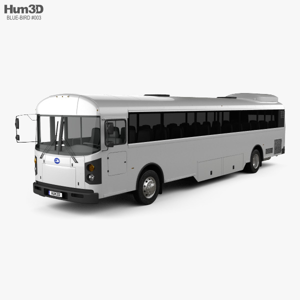 Blue Bird T3 RE L5 Autobús 2016 Modelo 3D