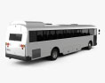 Blue Bird T3 RE L5 bus 2016 3d model back view