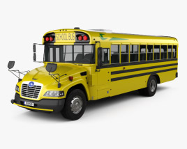 Blue Bird Vision School Bus L3 2015 3D model