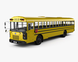 Blue Bird FE School Bus 2020 3D model