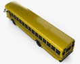 Blue Bird FE Autobús Escolar 2020 Modelo 3D vista superior