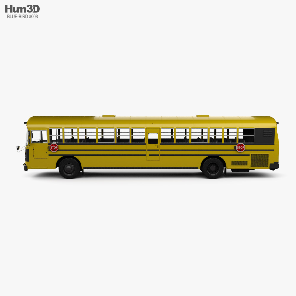 Blue Bird Re School Bus 2020 3d Model Vehicles On Hum3d - blue bird roblox