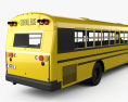 Blue Bird RE Шкільний автобус 2020 3D модель