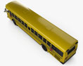 Blue Bird RE Шкільний автобус 2020 3D модель top view