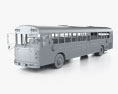 Blue Bird RE Autobús Escolar con interior 2020 Modelo 3D clay render