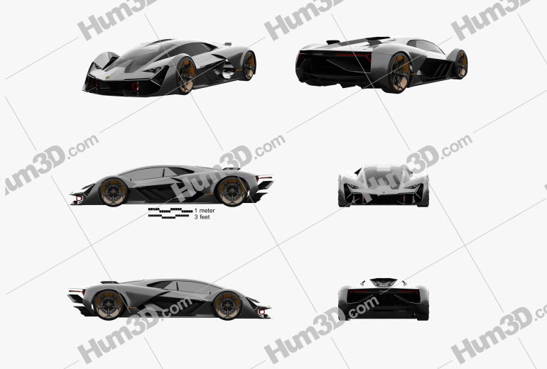 Lamborghini Terzo Millennio Concept (2017) - pictures, information