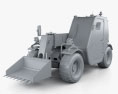 Bobcat Versahandler V417 Telehandler 2014 Modèle 3d clay render