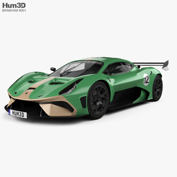 Brabham BT62 2021 3D model