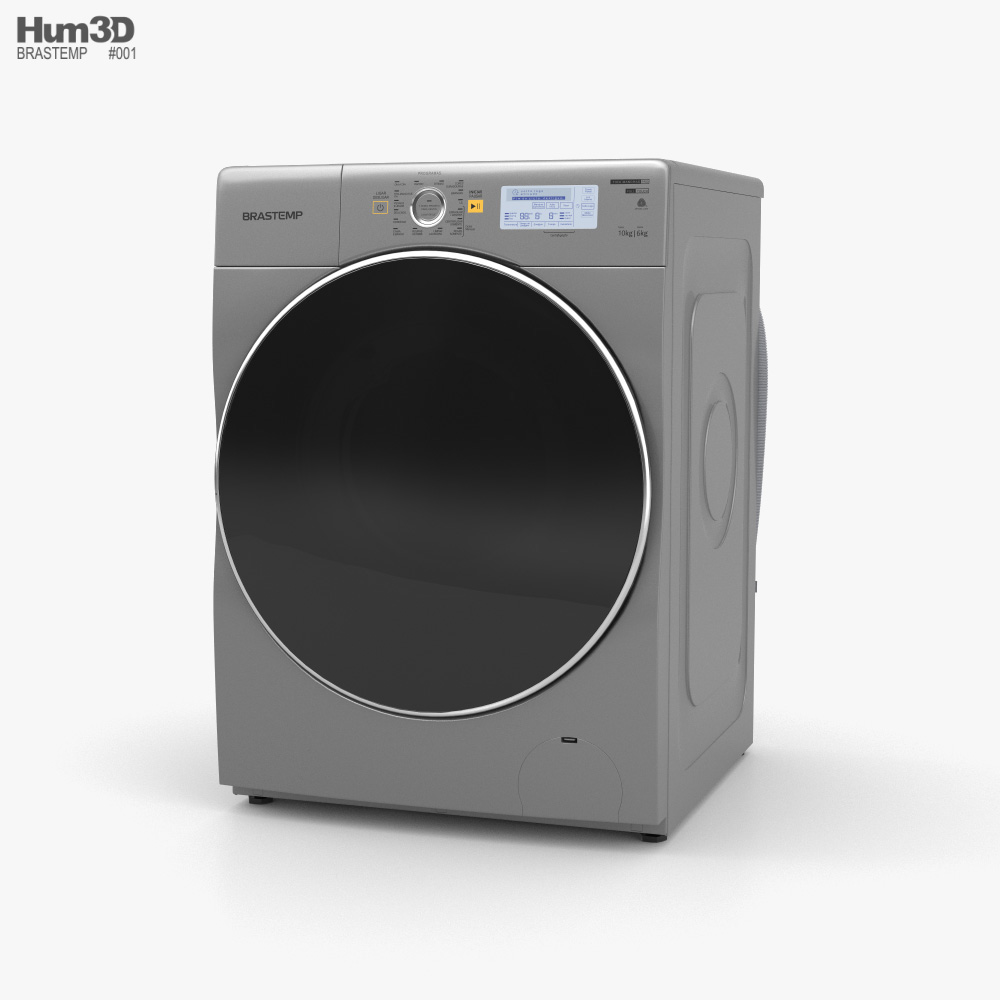 Brastemp Tira Manchas Pro 洗濯機 3Dモデル