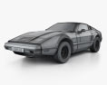 Bricklin SV-1 1974 3d model wire render