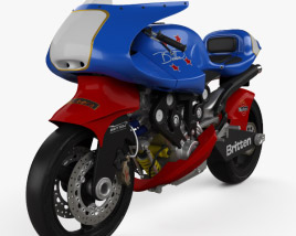 3D model of Britten V1000 1991