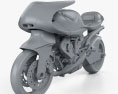 Britten V1000 1991 3D-Modell clay render