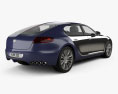 Bugatti 16C Galibier 2010 3D模型 后视图