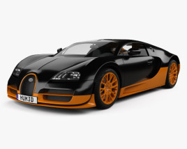 Bugatti Veyron Grand-Sport World-Record-Edition 2011 Modello 3D