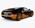 Bugatti Veyron Grand-Sport World-Record-Edition 2011 3D-Modell Rückansicht
