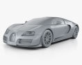 Bugatti Veyron Grand-Sport World-Record-Edition 2011 3d model clay render