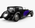 Bugatti Royale (Type 41) 1927 3D模型 后视图