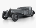 Bugatti Royale (Type 41) 1927 3D模型 wire render