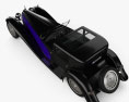 Bugatti Royale (Type 41) 1927 3D模型 顶视图