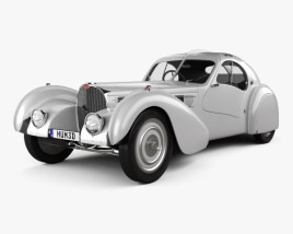 Bugatti Type 57SC Atlantic 1936 3D-Modell