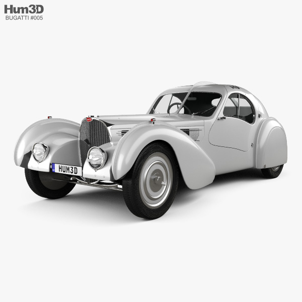Bugatti Type 57SC Atlantic 1936 3D модель