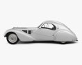 Bugatti Type 57SC Atlantic 1936 3D模型 侧视图