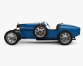 Bugatti Type 35 1924 3D-Modell Seitenansicht