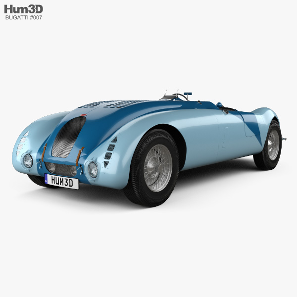 Bugatti Type 57G Tank 1936 3D model