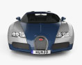 Bugatti Veyron 2011 Modèle 3d vue frontale