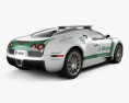Bugatti Veyron Поліція Dubai 2015 3D модель back view