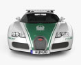 Bugatti Veyron Поліція Dubai 2015 3D модель front view