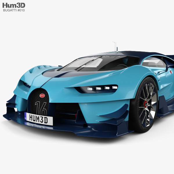 Bugatti Vision Gran Turismo 17 3d Model Vehicles On Hum3d