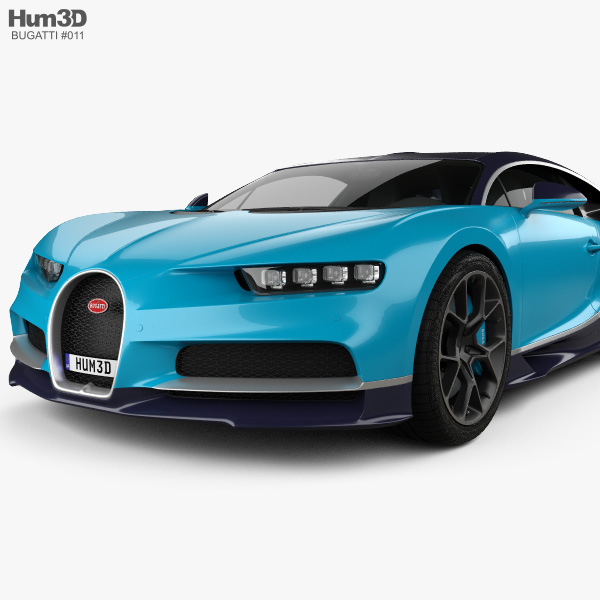 Bugatti chiron 3d model