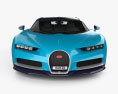 Bugatti Chiron 2020 3D-Modell Vorderansicht