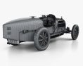 Bugatti Type 35 con interni 1924 Modello 3D