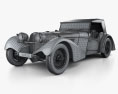 Bugatti 57SC Sports Tourer 1937 Modello 3D wire render