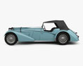 Bugatti 57SC Sports Tourer 1937 Modello 3D vista laterale