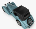 Bugatti 57SC Sports Tourer 1937 3D-Modell Draufsicht