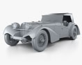 Bugatti 57SC Sports Tourer 1937 Modèle 3d clay render