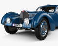 Bugatti Type 57SC Atlantic with HQ interior 1936 3d model