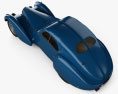 Bugatti Type 57SC Atlantic with HQ interior 1936 3d model top view