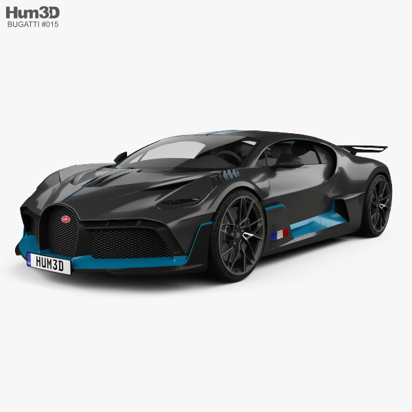 Bugatti Divo 2020 3Dモデル