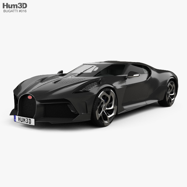 Bugatti La Voiture Noire 2021 3D модель