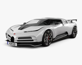 Bugatti Centodieci 2022 3Dモデル
